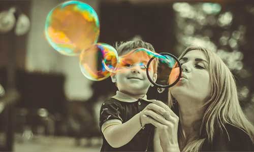 4 Activities to Enjoy with Your Family During Shelter at Home blowing bubbles - 4 Activities to Enjoy with Your Family During Shelter at Home